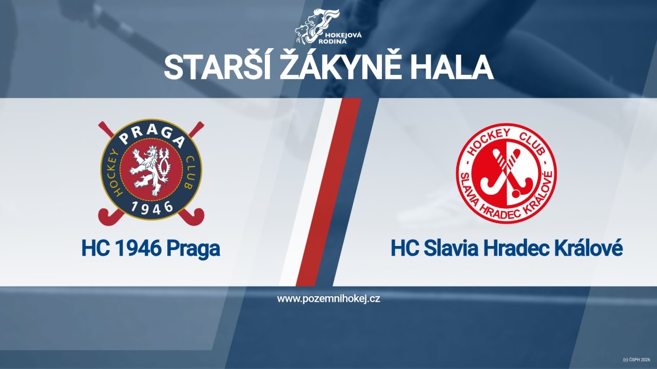 Praga - Hradec  1.2.2026 8:50 Starší žákyně hala