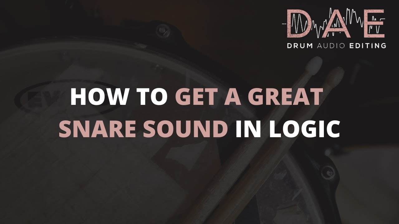 How To Mix Your Snare In Logic Pro X (Tip #6/7)
