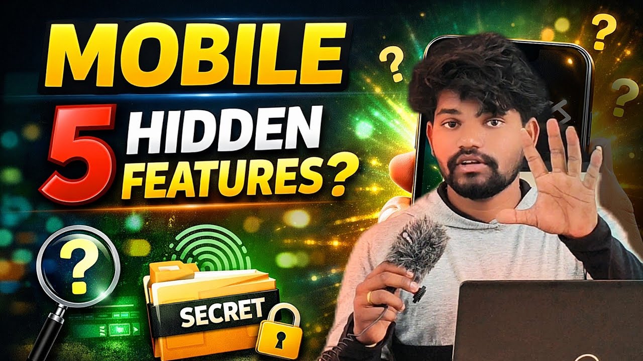 Mee Mobile lo Unde 5 Secret Features 😳 99% People ki Teliyavu #tech #mobileprivacy #viralvideo #fyp