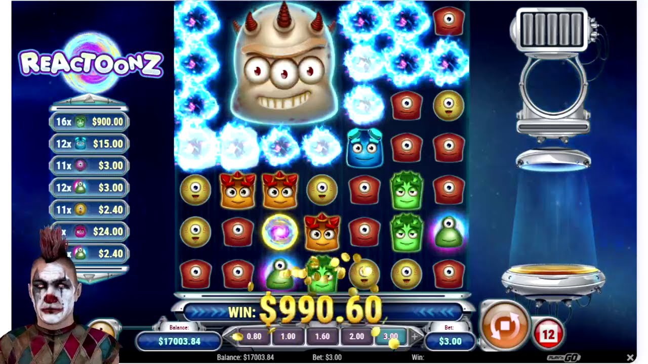 Reactoonz mega big win 5