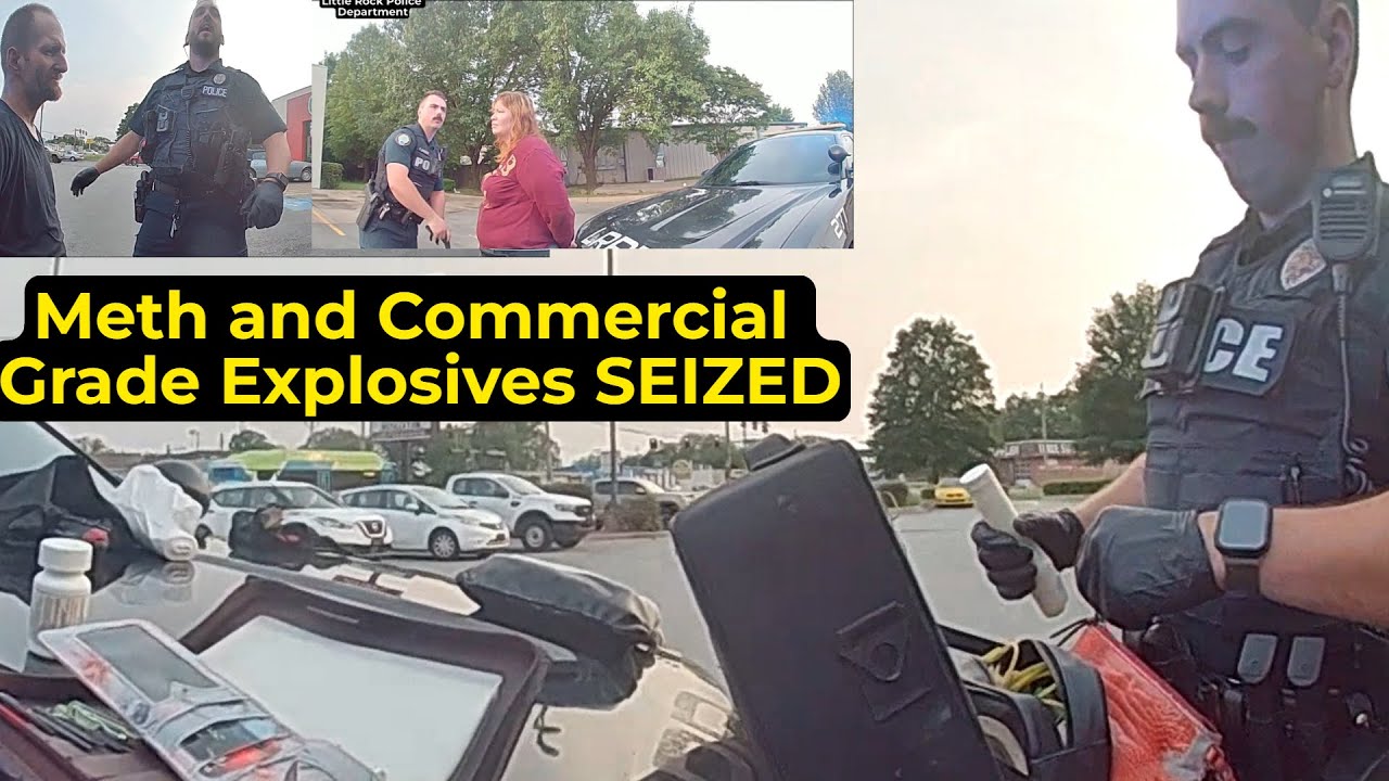 Traffic Stop of U-Haul Truck Reveals Meth, Commercial Blasting Caps and Detonators.