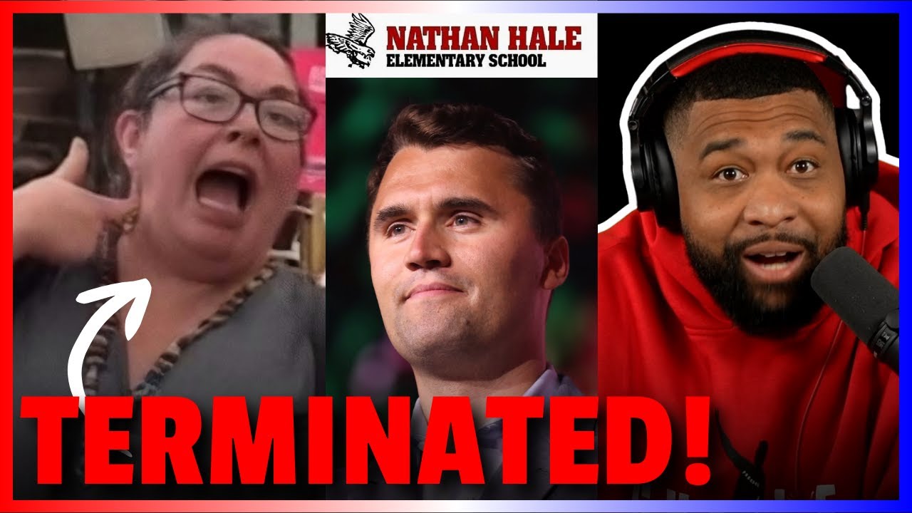 Leftist Teacher FIRED After MOCKING Charlie Kirk At No Kings Rally
