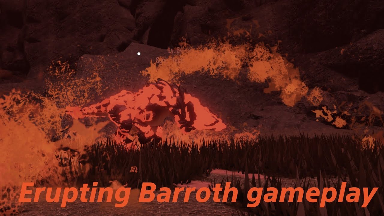 Monstrous Battlegrounds Erupting Barroth gameplay