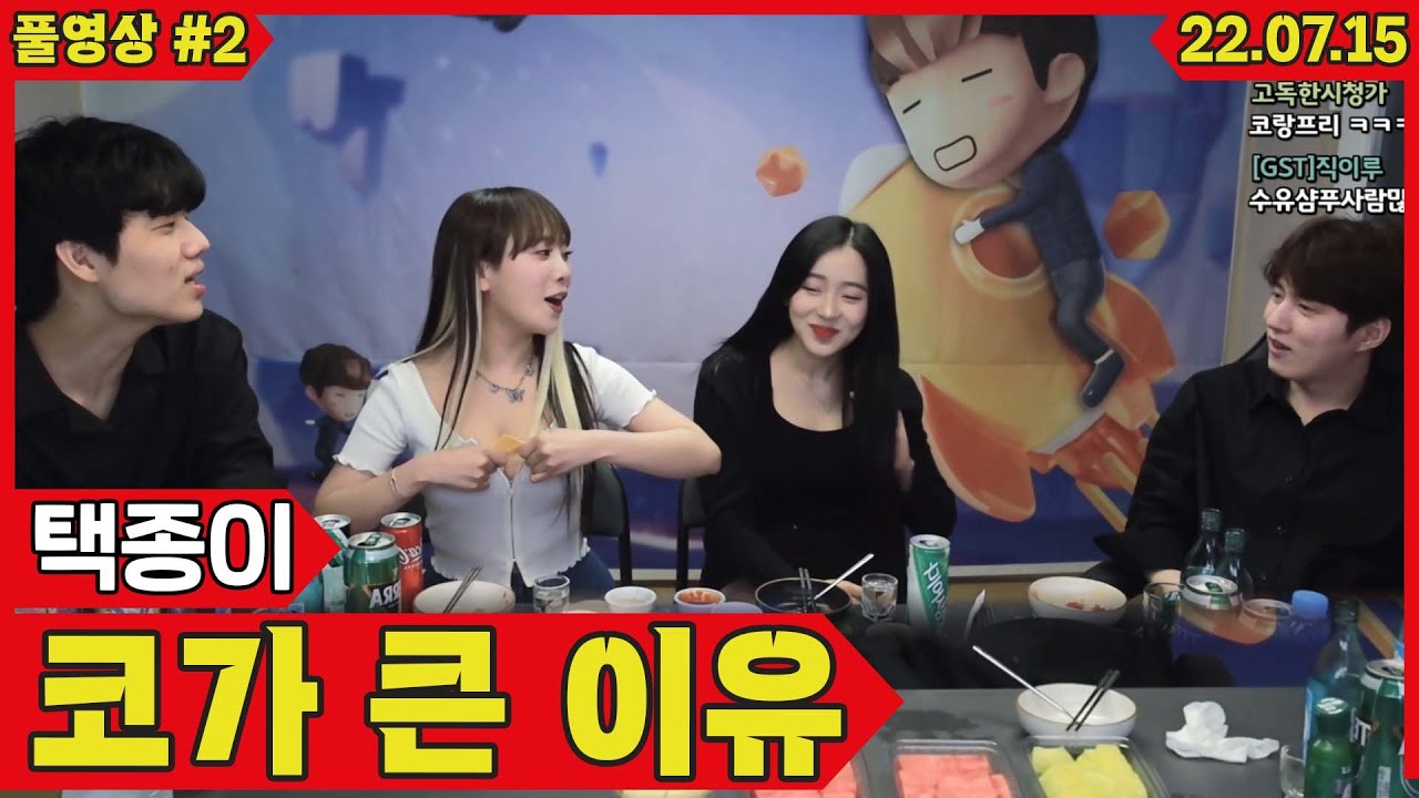 29금 토크 갈겨버리는 택종더블 #2 (22.07.15)