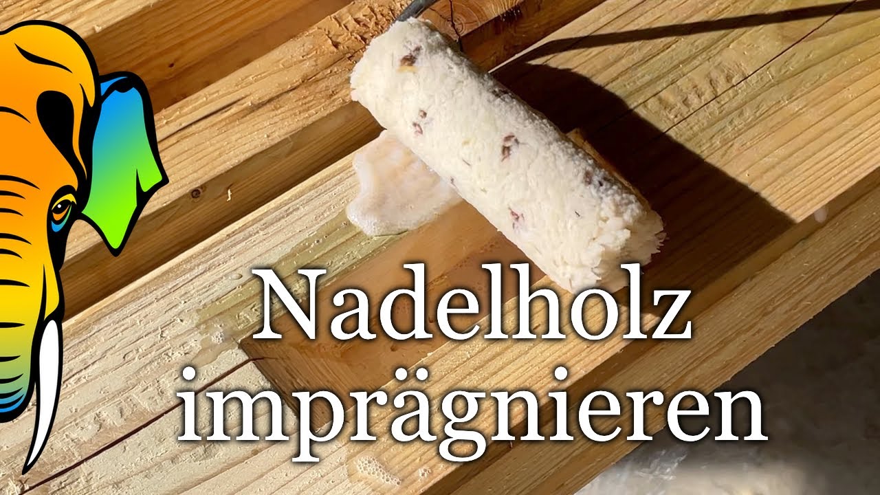 Nadelholz imprägnieren | Balkon - Teil 11