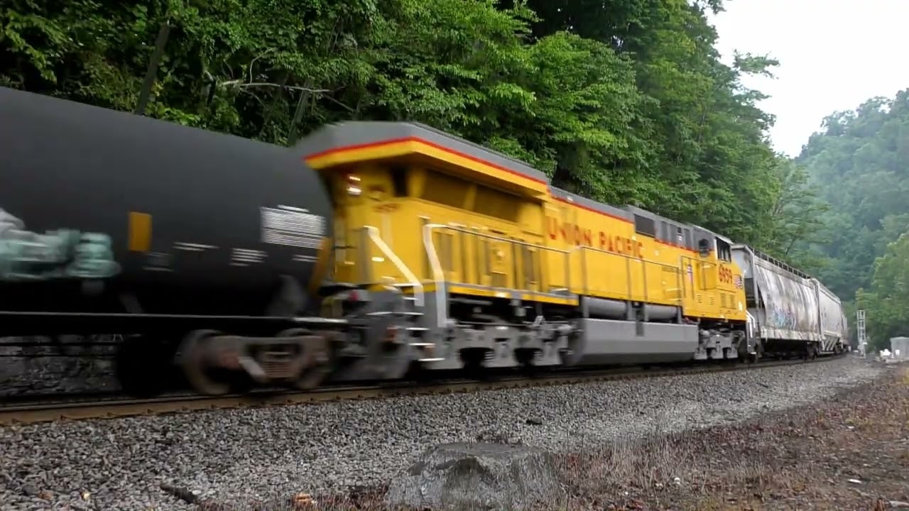 Norfolk Southern Pocahontas District Trains at Hemphill, WV