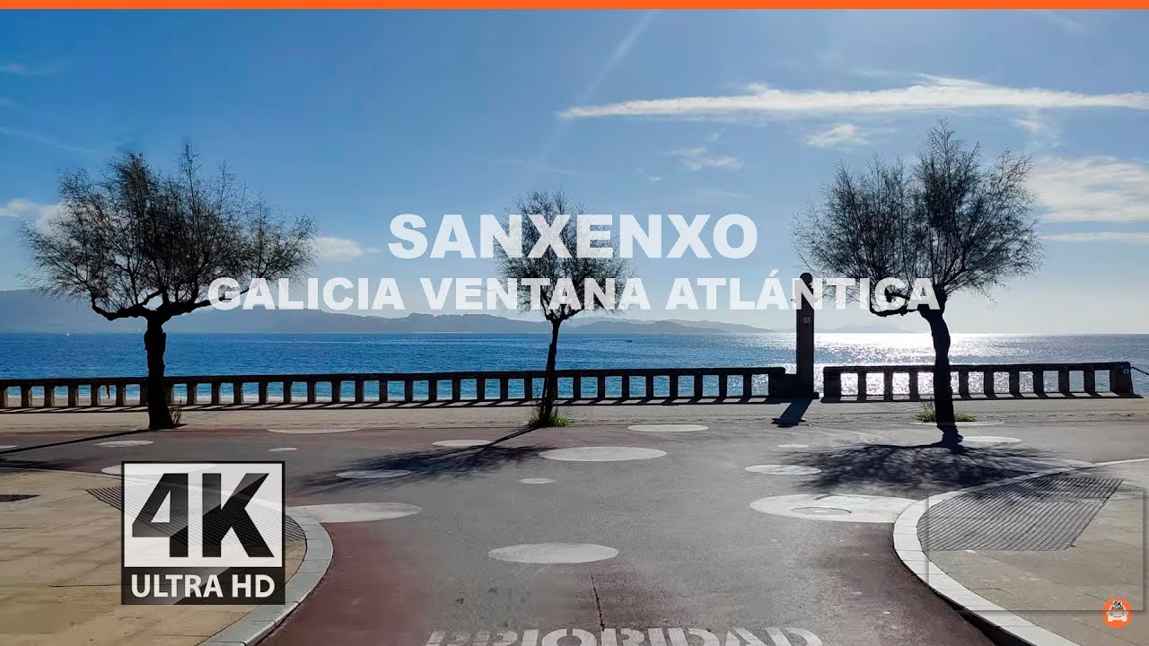 San Xenxo. Conduciendo. Turismo Galicia 4k.