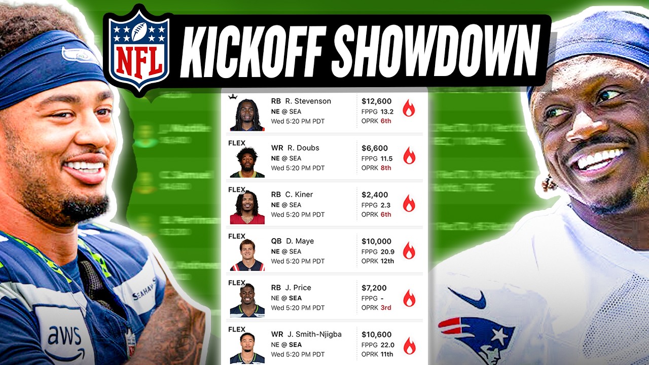 Wednesday Night Football DFS Showdown: Patriots против Seahawks