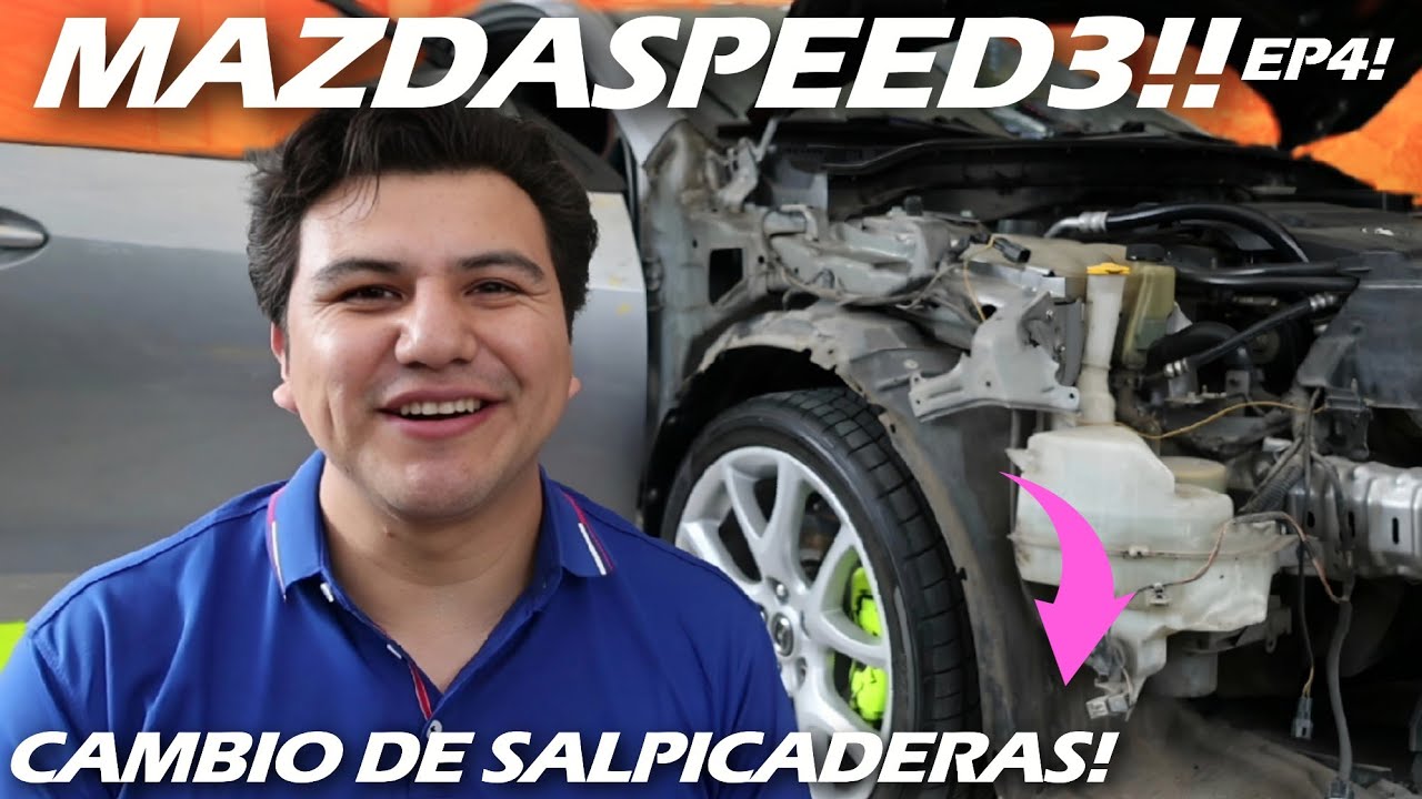 COMO CAMBIAR SALPICADERAS?/  Convirtiendo un Mazda 3 Sedan en Mazdaspeed3! PT4