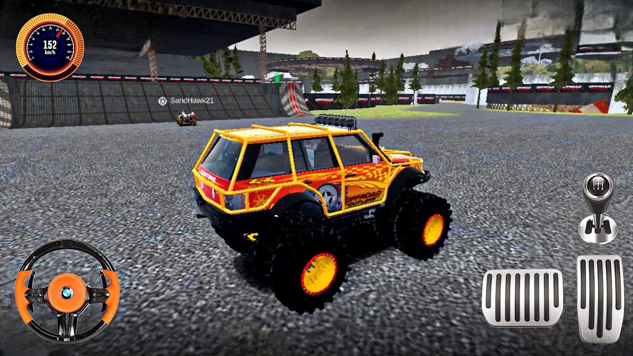 Offroad Outlaws Monster Truck | Pattharon Ke Difficult Raste Par Powerful Drive 🔥|