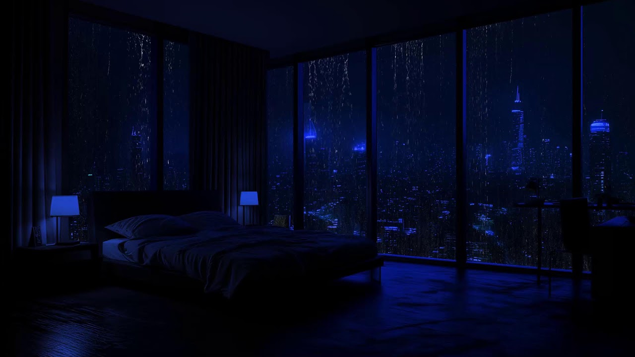 24/7 Raindrops in the City - Let the Healing Rain Sounds Wash Away Stress 🏙️