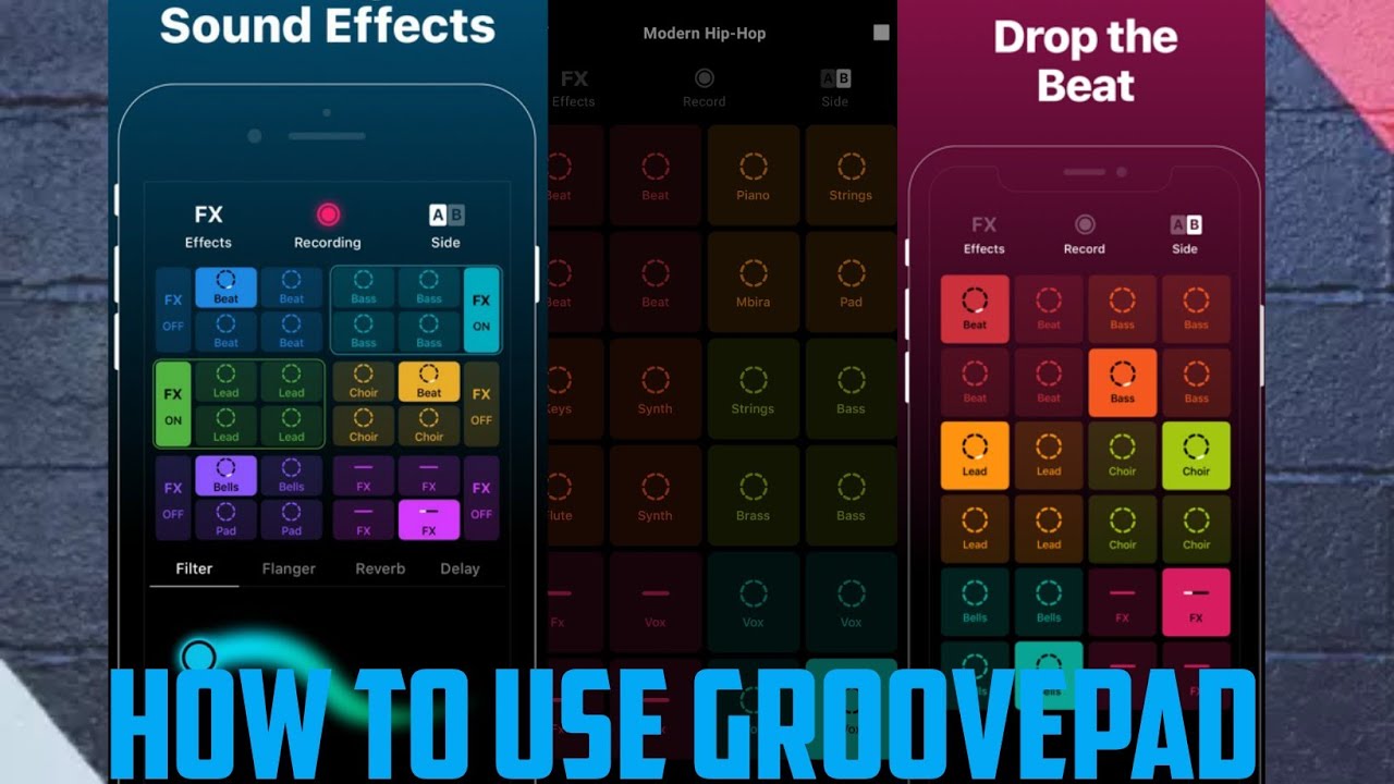 Grooving - How To Use Groovepad