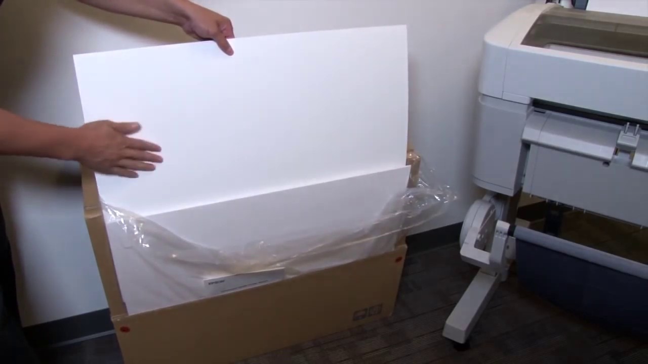 Epson SureColor T -Series Printing onto a Epson Enhanced Matte Posterboard