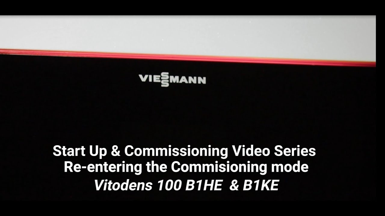 VD100 E-Series:  Re-entering Commissioning Mode