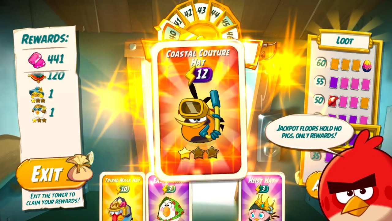 NEW Secret Hats in Angry Birds 2 Tower of Fortune! (Coastal Couture Hat Set 2025)