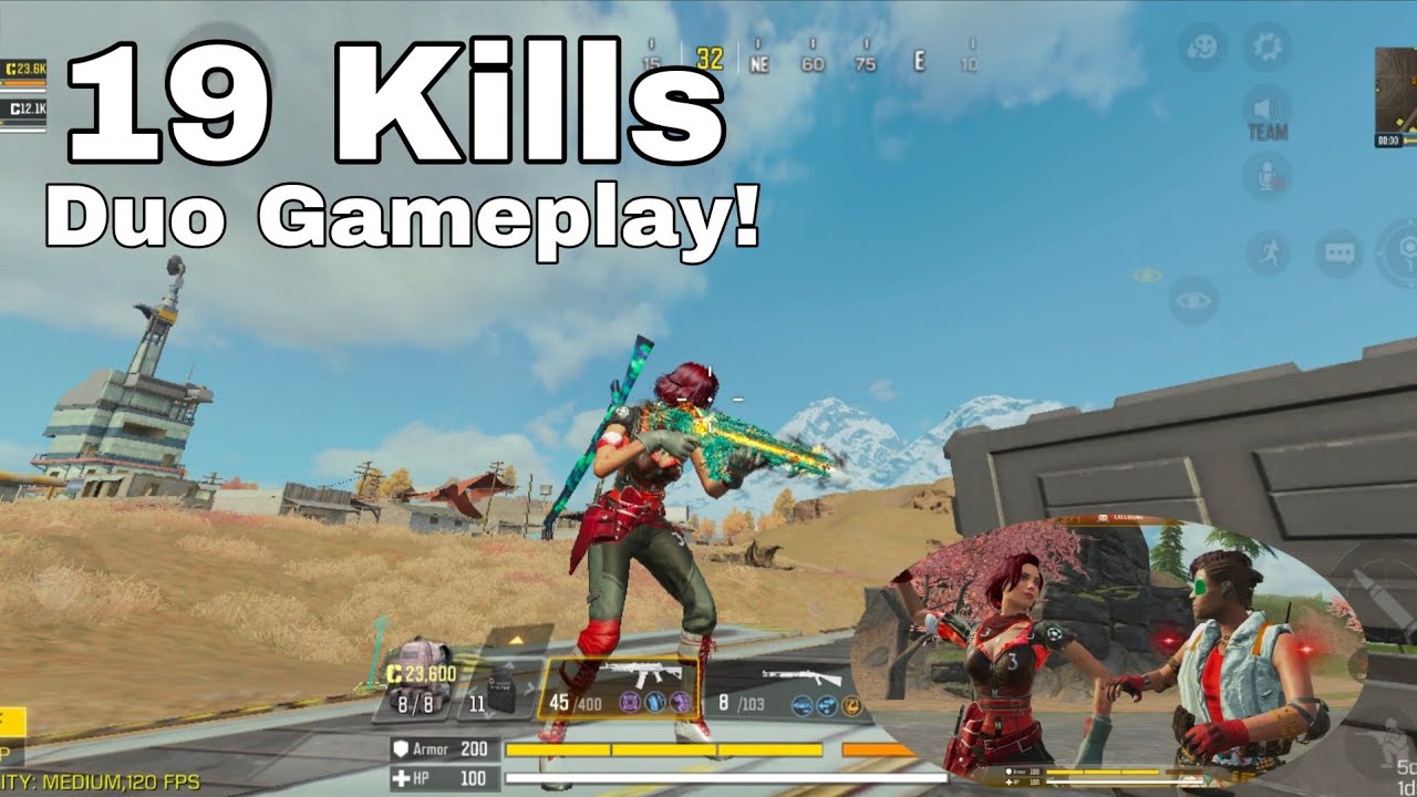 INSANE DUO BR GAMEPLAY 🔥 | 19 Kills Full Action Call Of Duty Mobile!