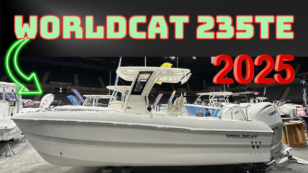 Worldcat 235 TE - 2025 Walk Through - Long Island Boat Show