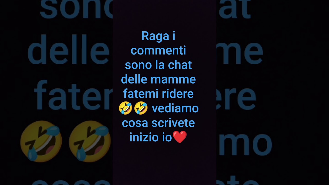 i commenti sono la chat delle mamme 