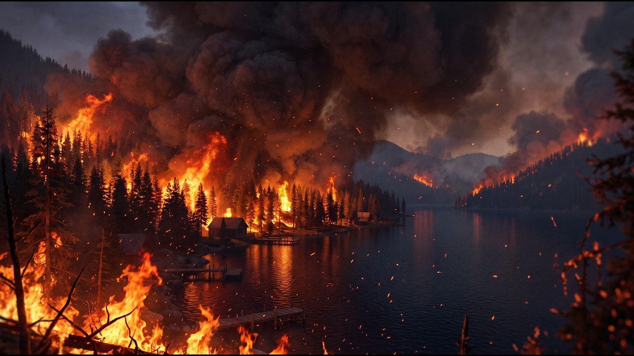 🚨Little Giant & Wright Spring Fires EXPLODE | Lake Chelan Evacuated, Firefighter Killed