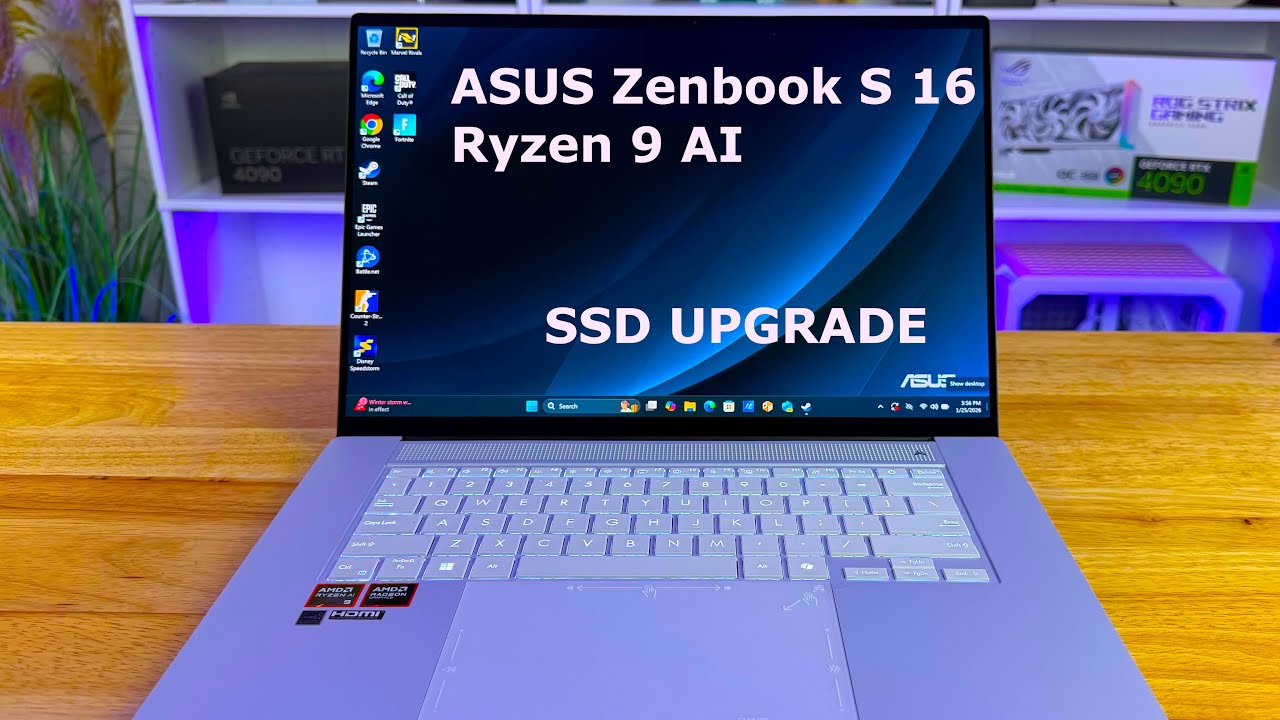 I Opened the Asus Zenbook S 16… Here’s the SSD Upgrade Process