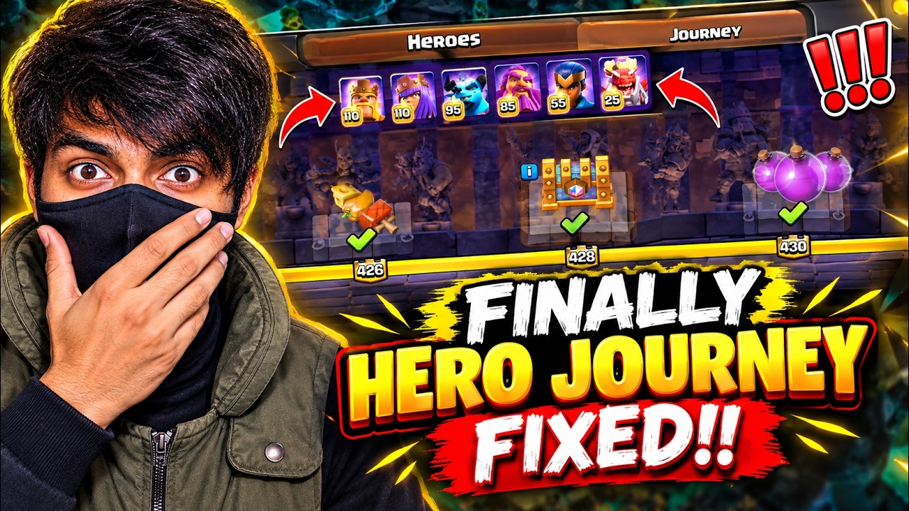 Finally HERO JOURNEY IS FIXED!!! Clash of Clan UPDATE. #coc #clashofclans