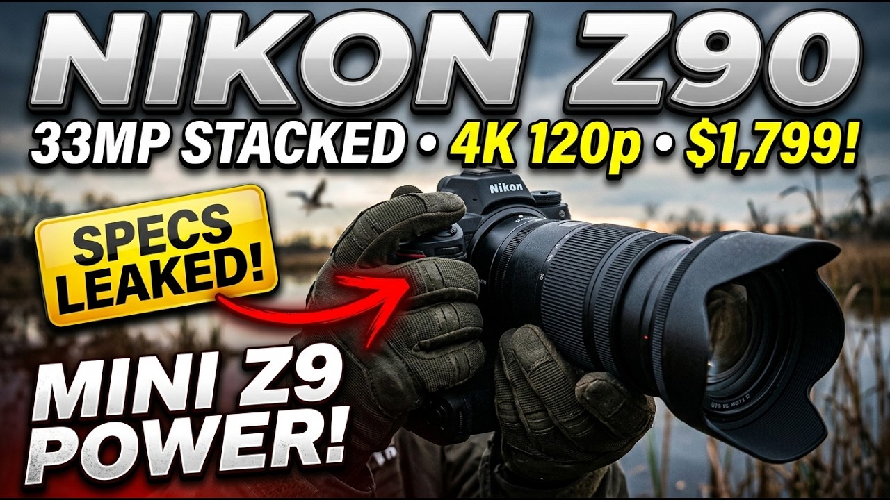 Утекли технические характеристики Nikon Z90: 33-мегапиксельный многослойный сенсор, запись видео ...