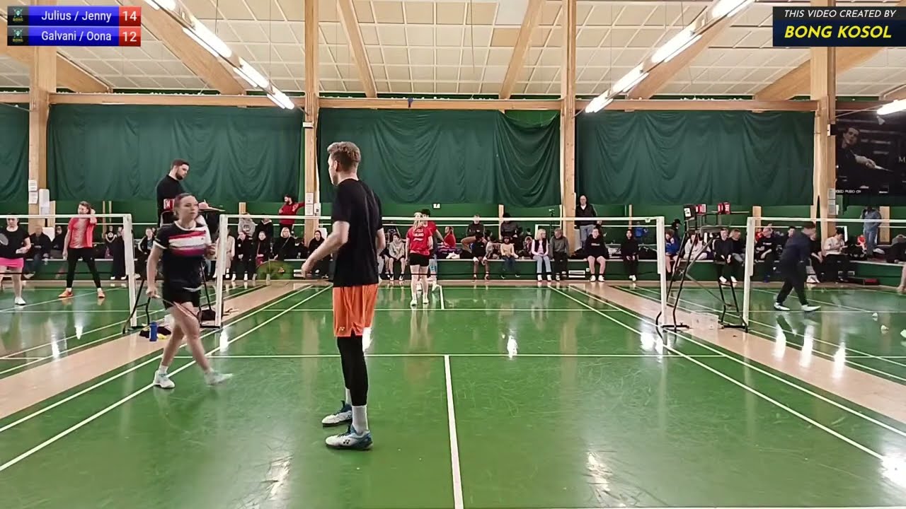 XD-V SEMIFINAL | Pfaler Von/V&auml;h&auml;sarja vs. Daniswara/Tapola | Badminton Finland