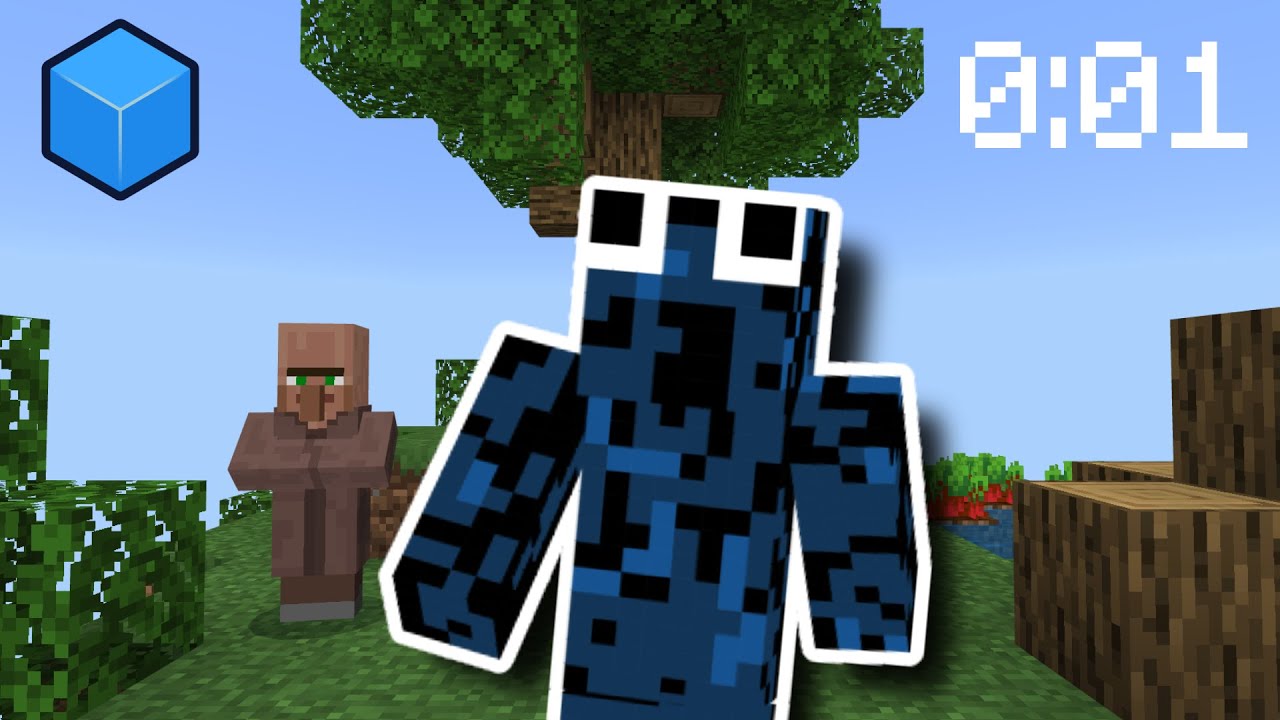 Скоростное прохождение Cubecraft Skyblock!