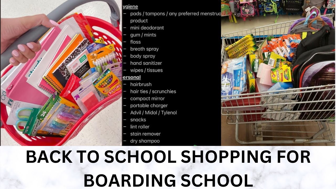 BOARDING SCHOOL ESSENTIALS SHOPPING ,ITEMS I BOUGHT MY DAUGHTER FOR BACKTO SCHOOL