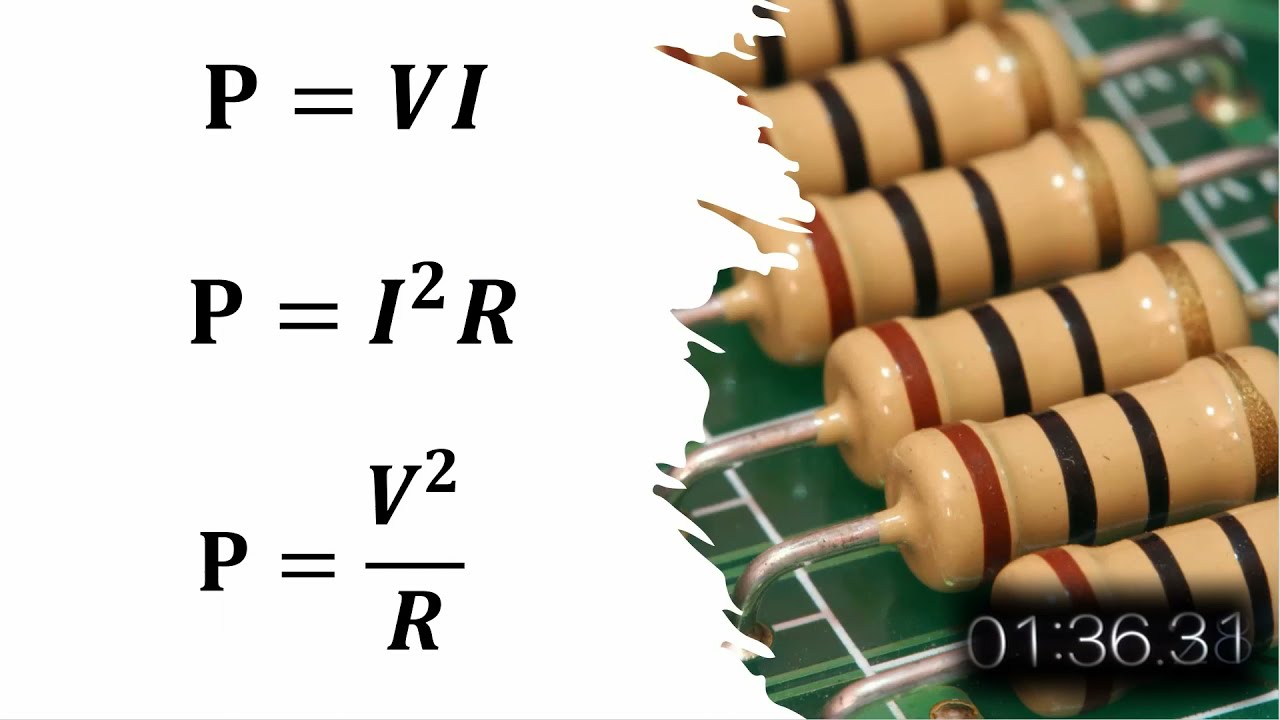 Electrical Power Equations Explained in (about) 60 Seconds
