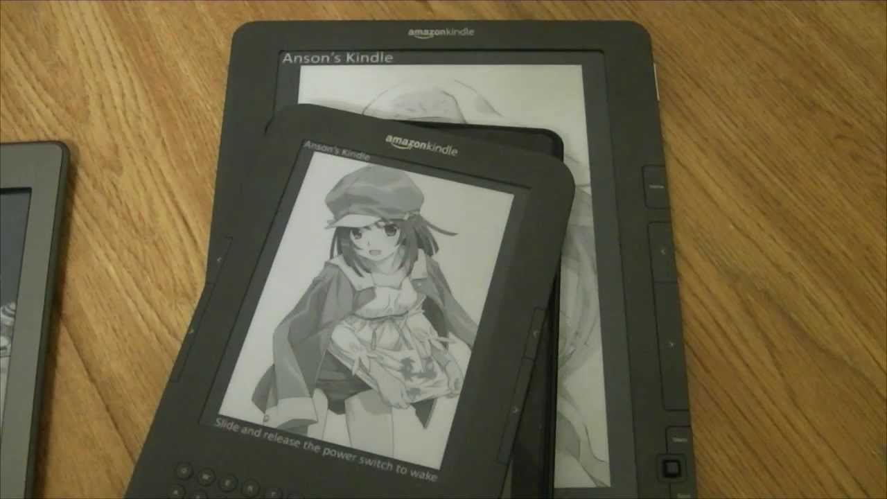 Kindle Comparison - Fire, Touch, Keyboard, DX Graphite