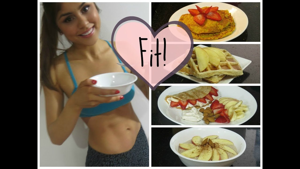 Desayunos FIT ♡( Pancakes, Waffles, Crepes y Bowl)