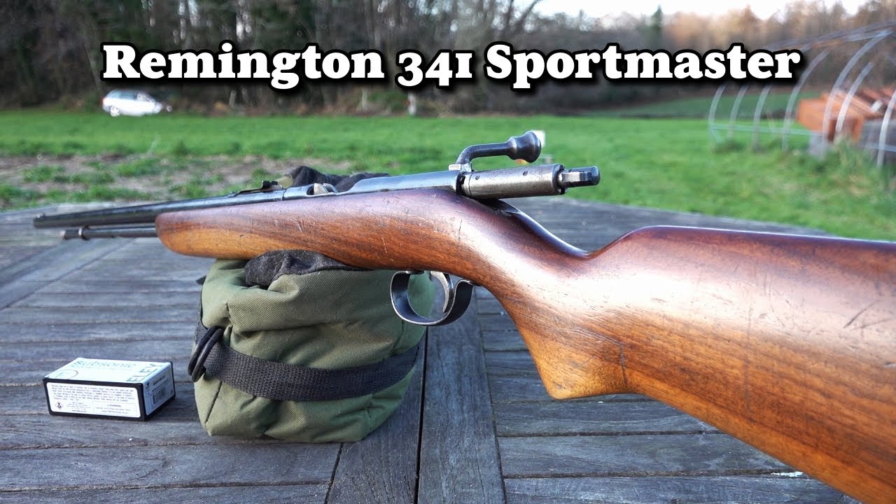 Remington 341 Sportmaster: классическое ружье с малокалиберным воспламенением, на которое стоит о...