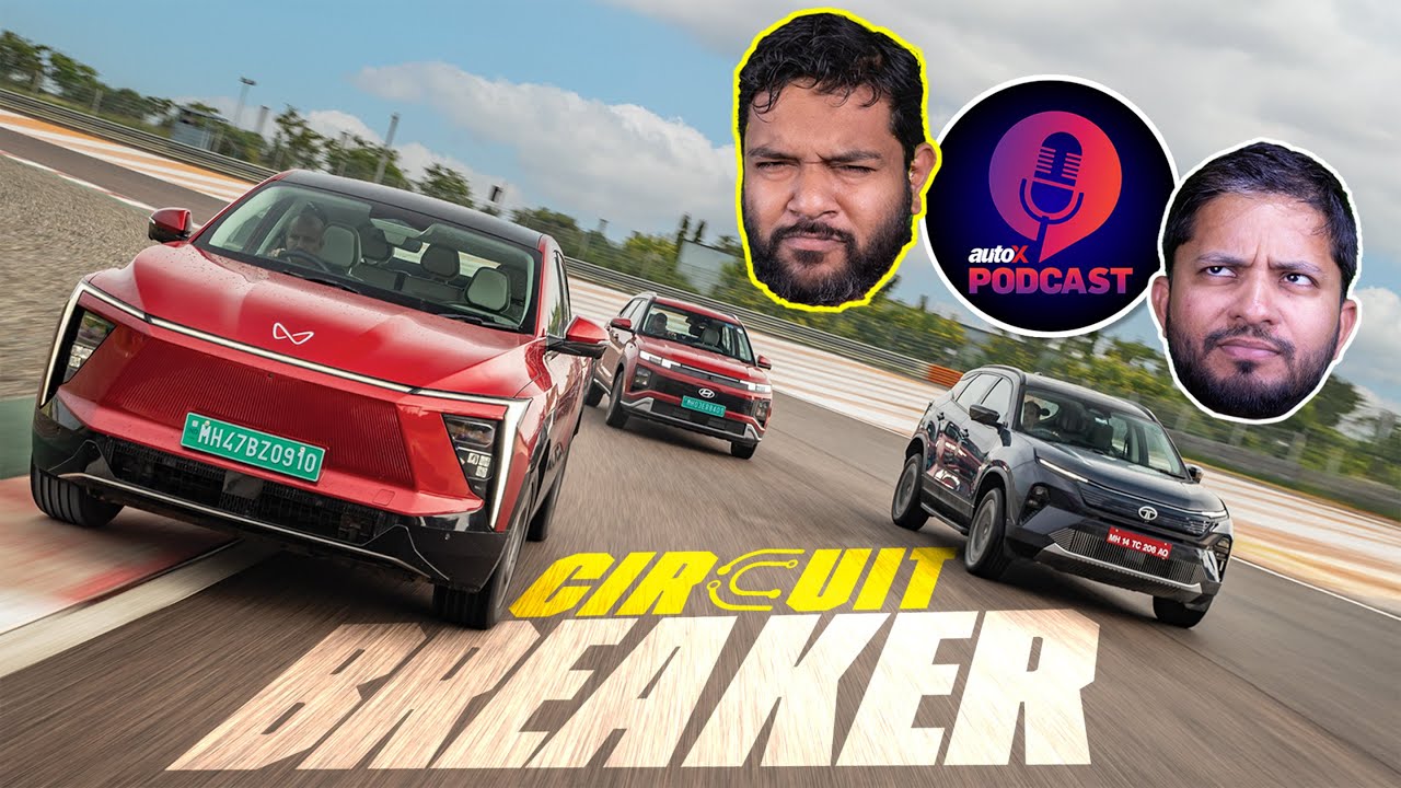 Creta EV против Harrier.ev против Mahindra XEV 9e | Семейные электромобили на гоночной трассе?! |...