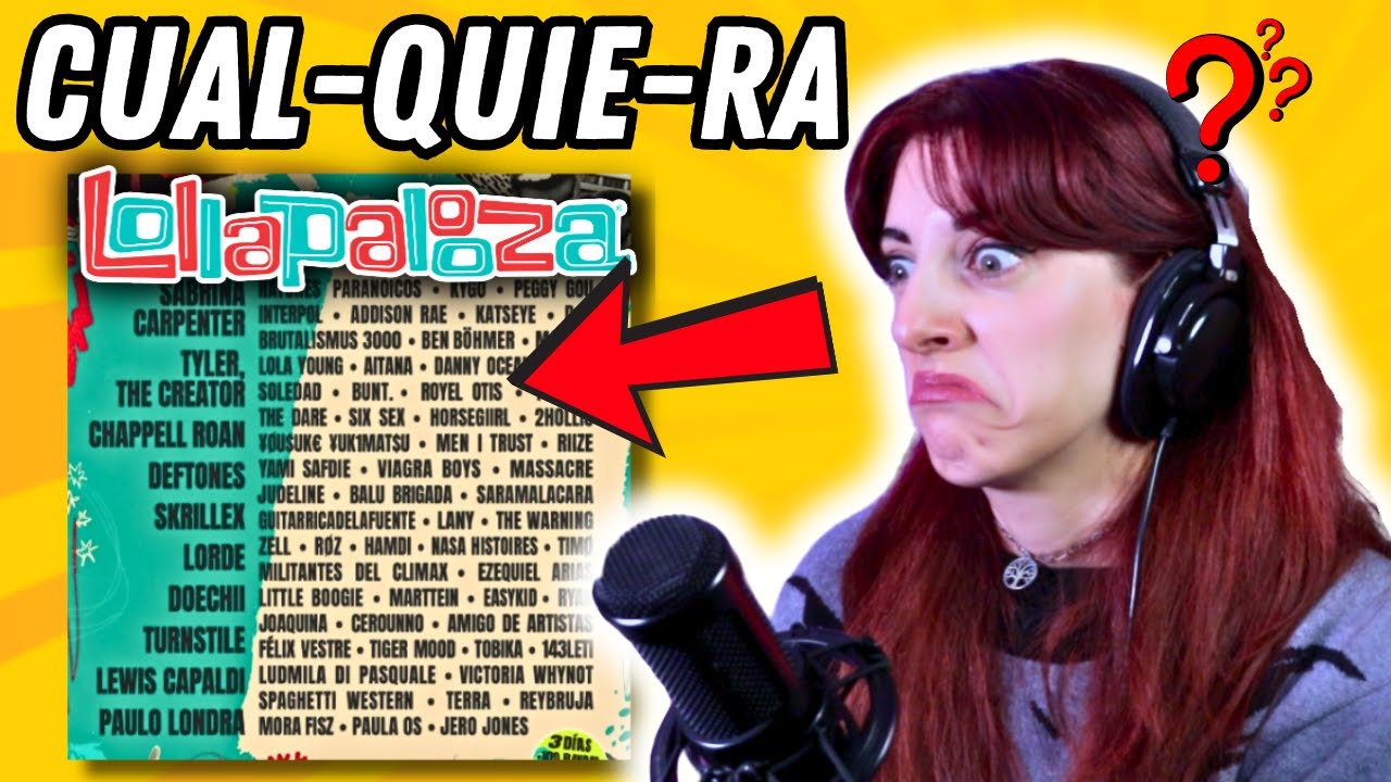 Lollapalooza 2026: Tan malo es el LINE UP?