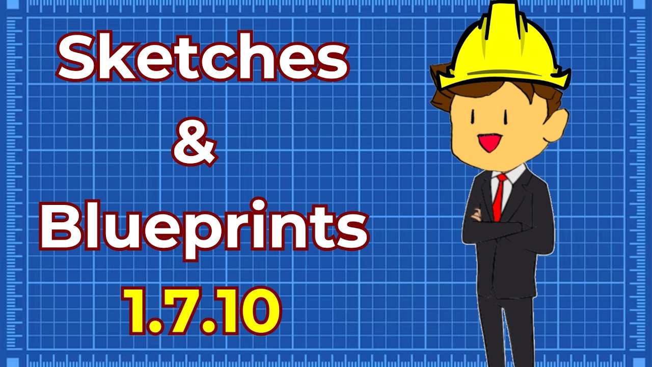 Sketches & Blueprints Mod - Minecraft 1.7.10