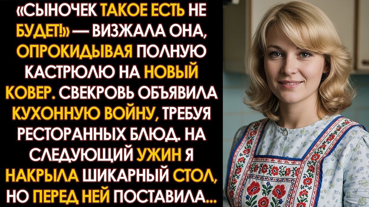 «Твои помои только свиньям!» Свекровь объявила войну, вылив борщ, который я варила...