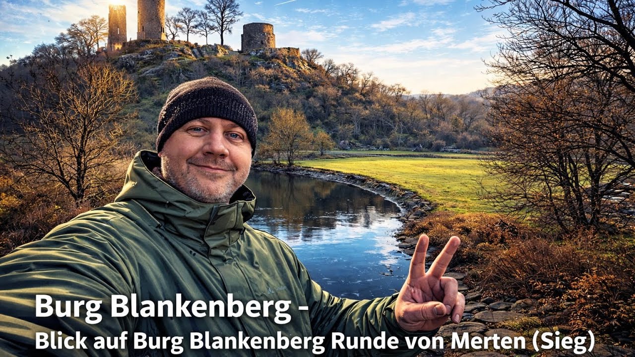 Burg Blankenberg   Blick auf die Burg Blankenberg Runde von Merten Sieg