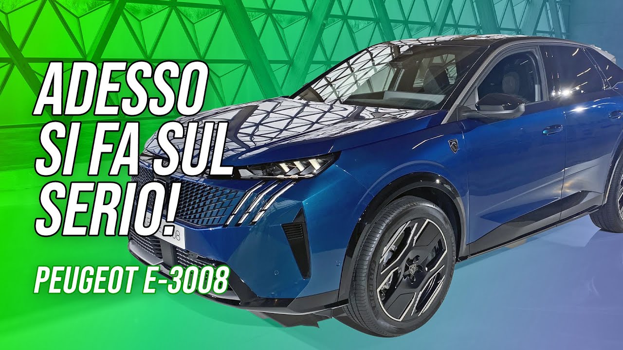 Peugeot E-3008, test drive: tutto nuovo, con 700 km di autonomia