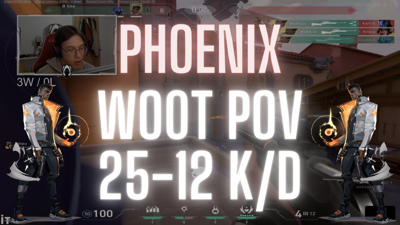 TH Wo0t POV Phoenix on Ascent 25-12 K/D (VALORANT Pro POV)