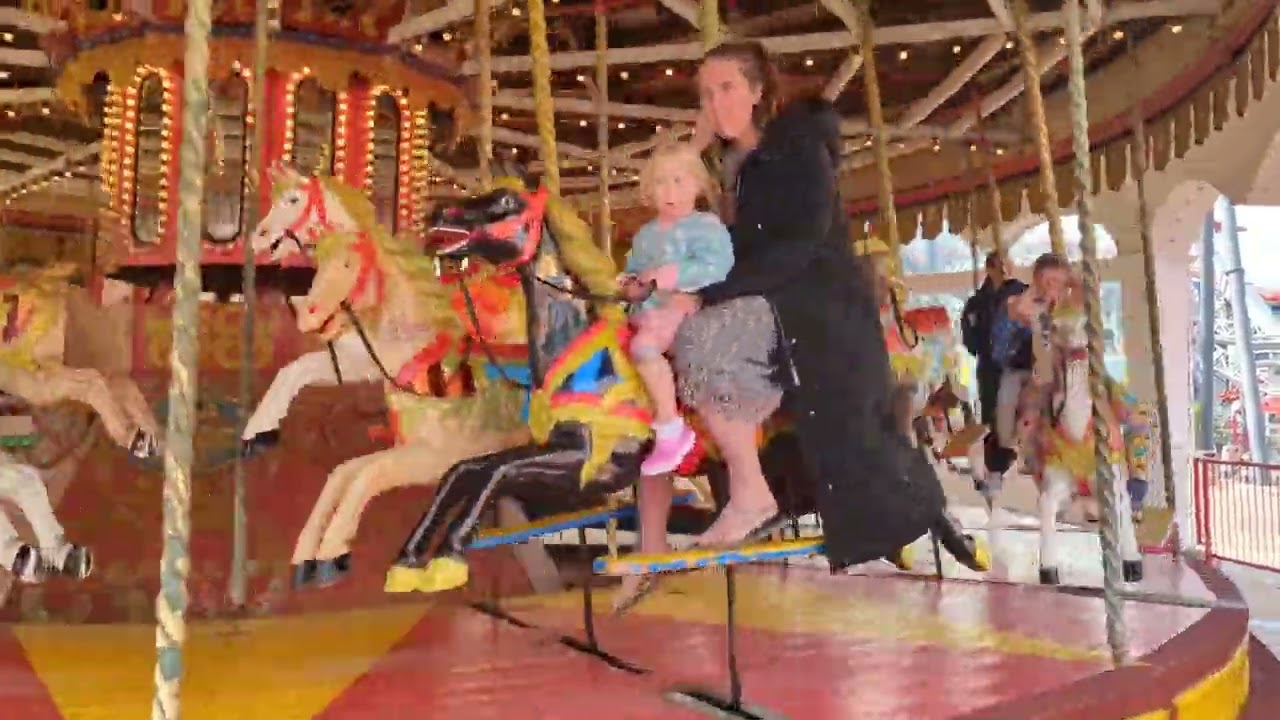 Thompson Carousel Ride At Blackpool Pleasure Beach