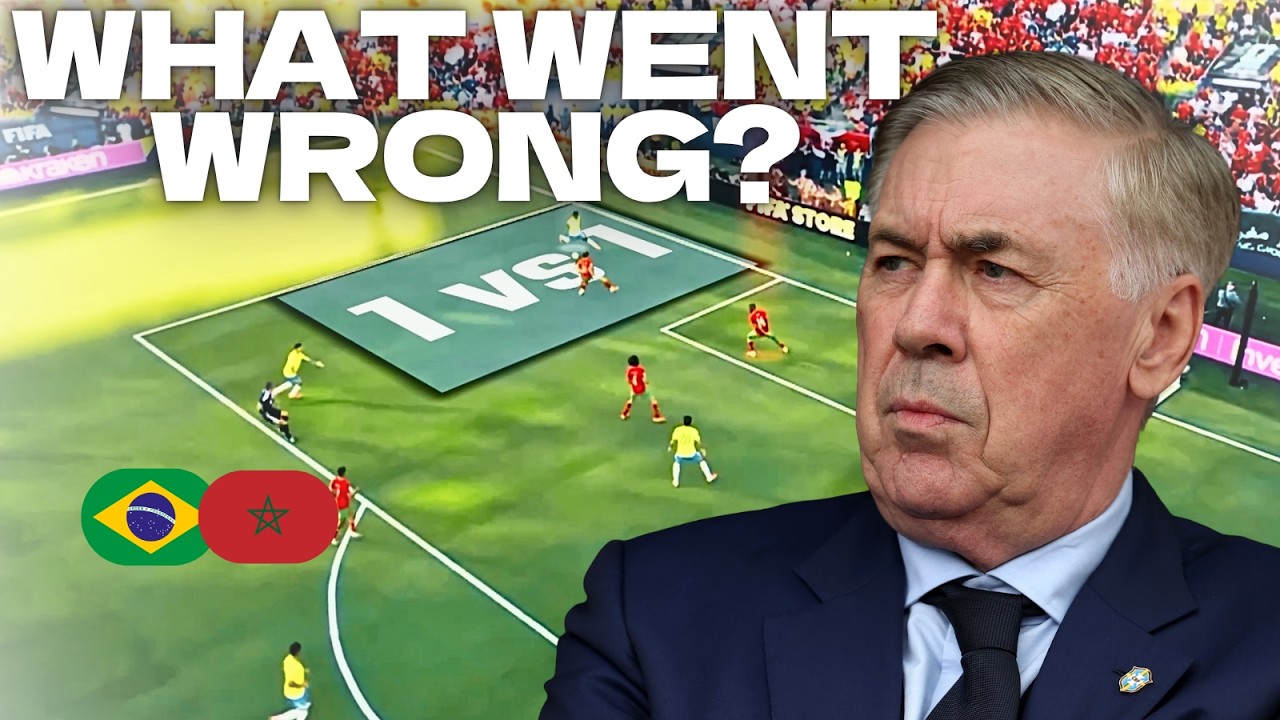 How Carlo Ancelotti Fixed Brazil Tactics vs Morocco | Brazil vs Morocco World Cup Tactical Analysis