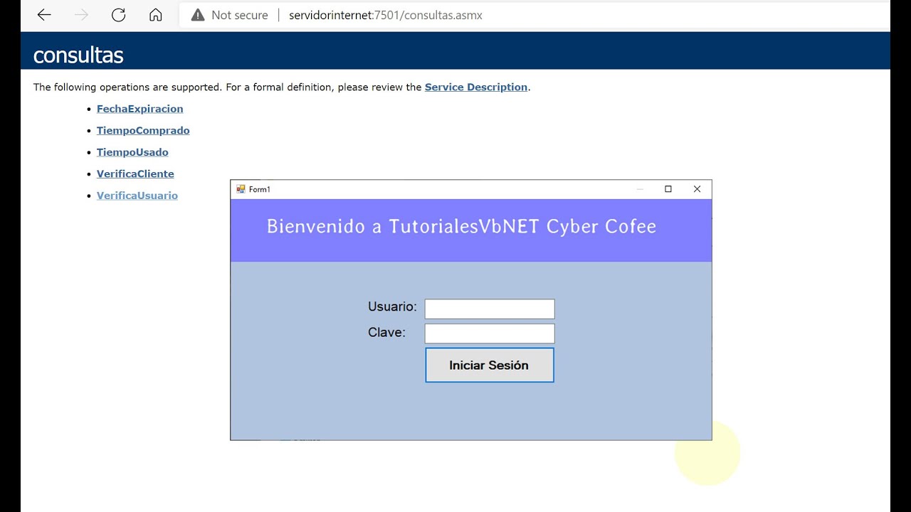 Sistema de alquiler de computadora por tiempo al estilo Cyber Cafe con Visual Basic.NET 2019