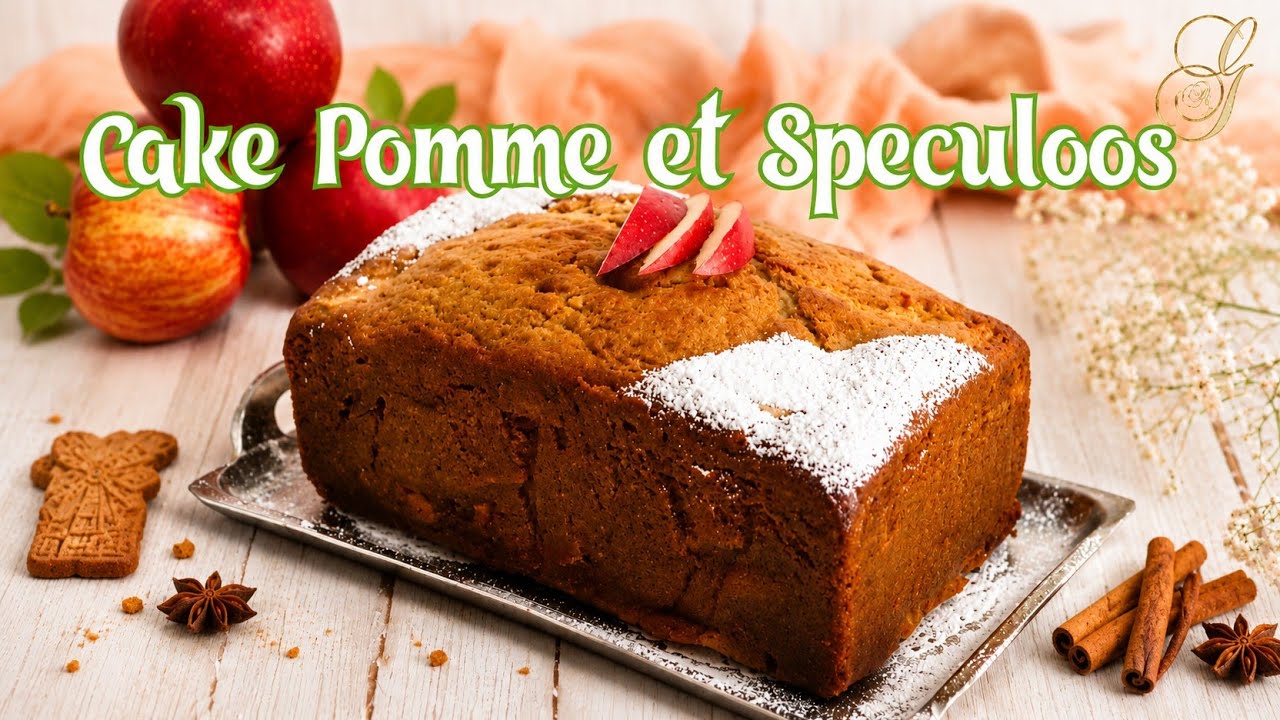 Cake aux Pommes et Speculoos 