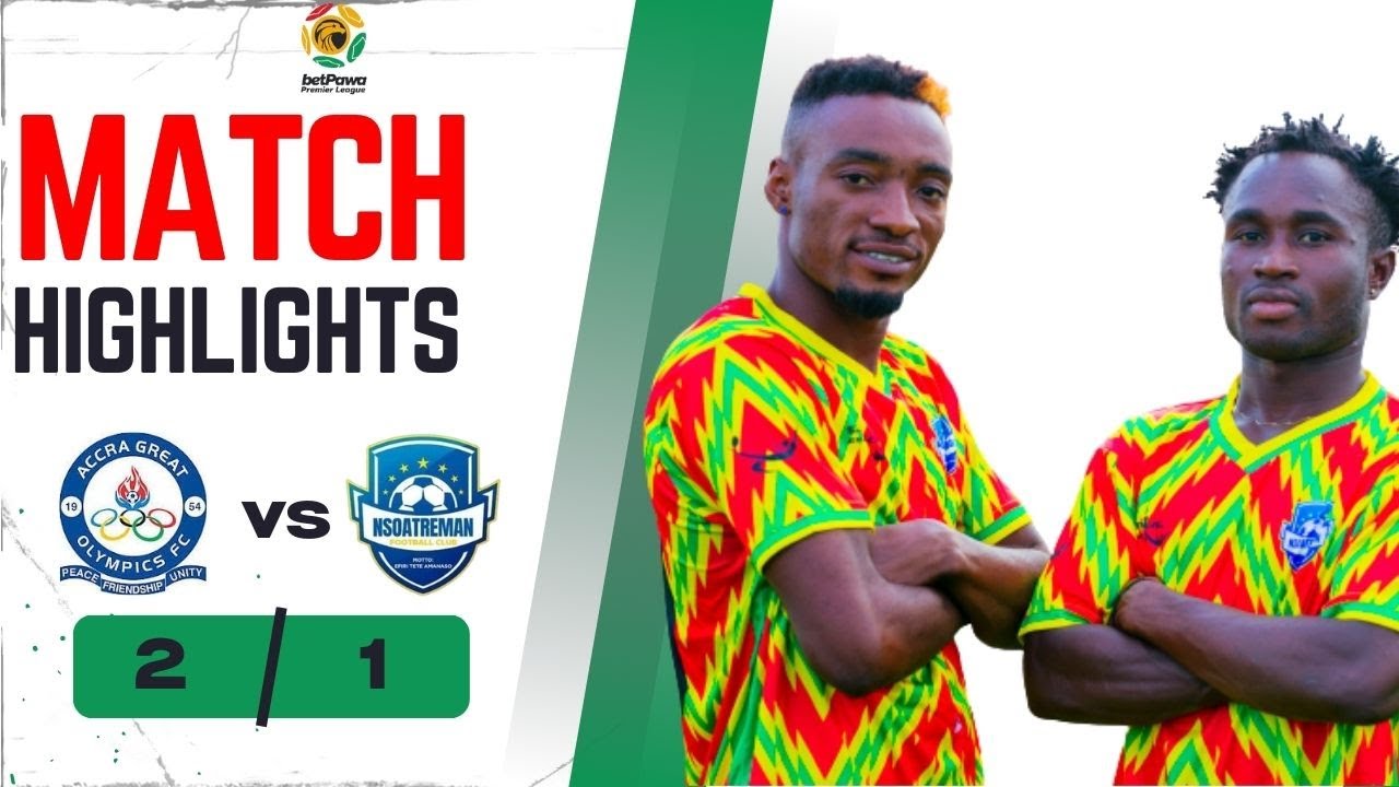 HIGHLIGHTS: Great Olympics vs Nsoatreman FC  #ghana #football #nsoatreman #olympics