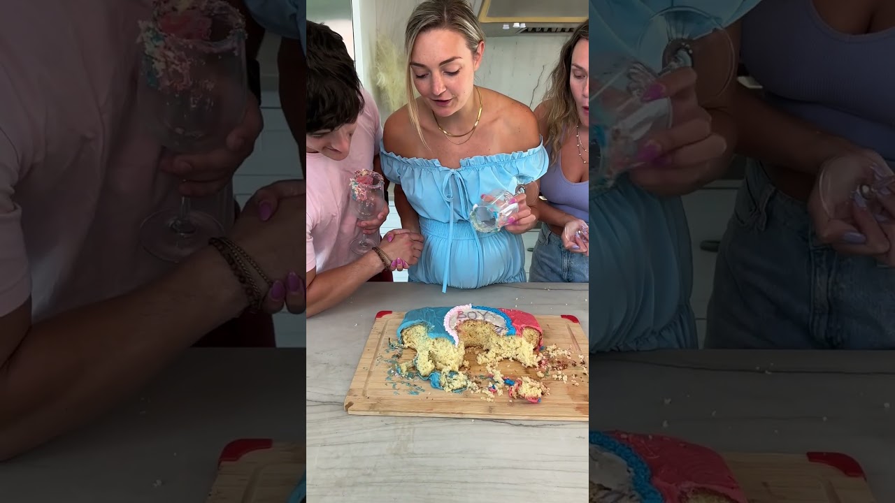 What a creative gender reveal idea😍