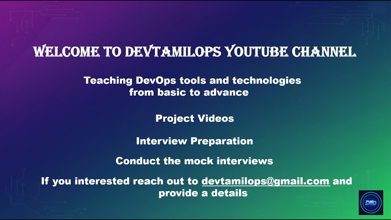 Welcome to DevOps Tamil | Learn DevOps in Tamil | Channel Introduction