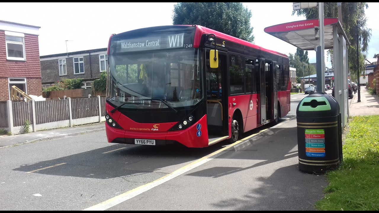 Full Route Visual | London Bus Route W11 Walthamstow Central to Chingford Hall Estate YY66PYU 1249