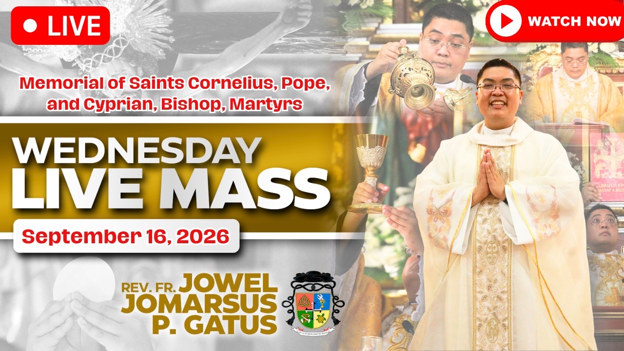 FILIPINO LIVE MASS TODAY ONLINE *SEPTEMBER 16, 2026* FR. JOWEL JOMARSUS GATUS