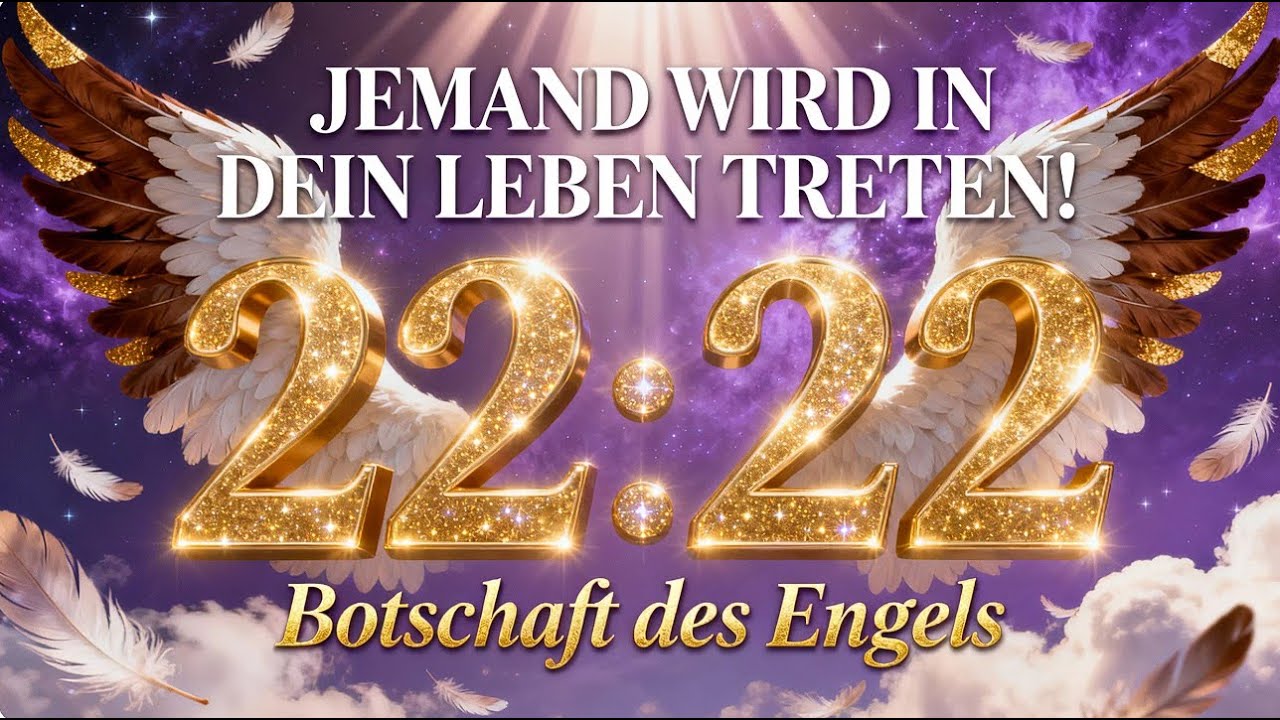 🪽 22:22 Engelbotschaft HEUTE: Eine j&uuml;ngere Person wird bald in dein Leben treten! 😇✨
